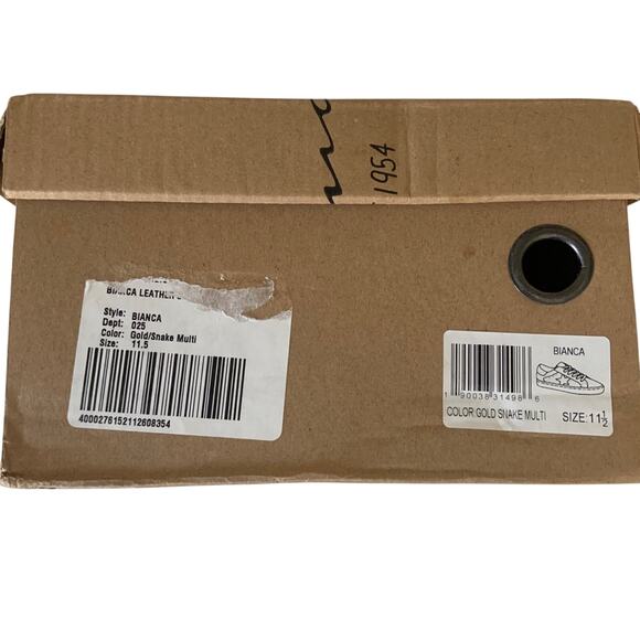 FINAL PRICE! Vintage Havana Bianca Snake Size 11.5 Snake Star Logo Shoes NEW - Picture 11 of 12